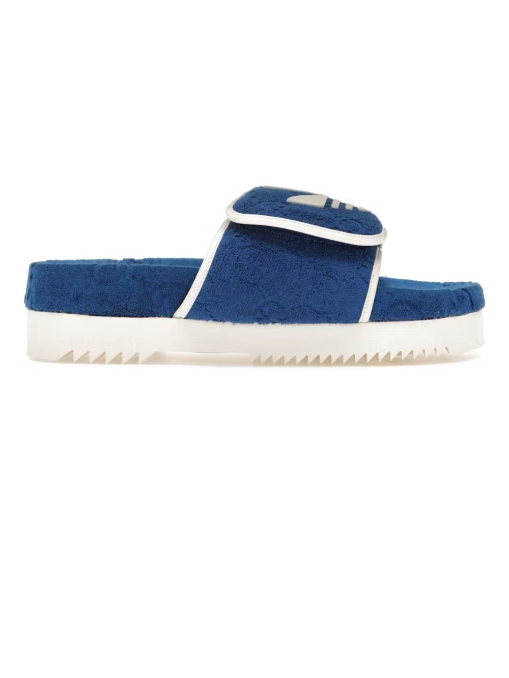 Gucci x Adidas GG Platform Sandals Blue Men’s Size 10 702412